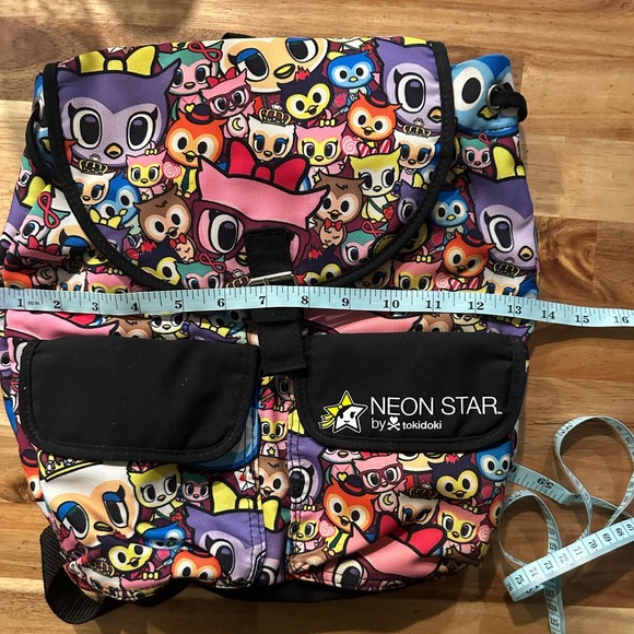 Neonstar by Tokidoki Loungefly Backpack| Colorful Owls| Unisex - Picture 12 of 13